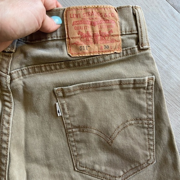 Levi’s 511  High Waist Jean Shorts Size 30 - Picture 7 of 7